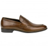 Mocasín Hombre Elegante Piel Marrón Plano Innova Shoes 504