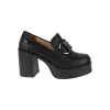 Zapato Tacon Ancho y Plataforma con Estribo Mustang 54031