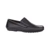Mocasines Piel Negro Marrón Hombre Cosido Nel Di 7901
