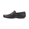 Mocasines Piel Negro Marrón Hombre Cosido Nel Di 7901