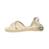 Alpargatas Planas Mujer color beige con Cintas - Picón 1426