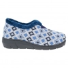 Zapatilla Casa Mujer Invierno Cerrada Cuña Lana Plumaflex 14231
