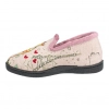 Zapatilla Casa Mujer Invierno Cerrada Gato París Plumaflex 12215