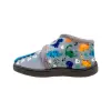 Zapatilla de Andar por Casa Niña y Niño Abotinada Estampado Dinos Plumaflex 12003
