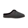 Zapatilla Casa Hombre Invierno Abiertas Marron Gris y Azul Pana Londres Plumaflex 12248