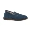 Zapatillas de Estar por Casa Hombre Invierno Cerradas Pana Londres marrón gris y azul marino Plumaflex 12249
