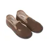 Zapatillas de Estar por Casa Hombre Invierno Cerradas Pana Londres marrón gris y azul marino Plumaflex 12249
