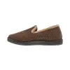 Zapatillas de Estar por Casa Hombre Invierno Cerradas Pana Londres marrón gris y azul marino Plumaflex 12249