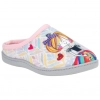 Zapatilla Abierta de Casa Estampada Plumaflex 12317 Chica Corazón