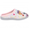 Zapatilla Abierta de Casa Estampada Plumaflex 12317 Chica Corazón