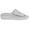 Zapatilla Casa Mujer Verano Pala Abierta Velcro Cuña Plumaflex 14511