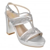 Sandalias de Fiesta con Tacón Ancho y Plantilla de Piel - Prestigio C-542
