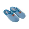 Pantuflas para Mujer Invierno Abiertas Cuña Azul Marino Rosa y Azul Roal 700