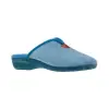 Pantuflas para Mujer Invierno Abiertas Cuña Azul Marino Rosa y Azul Roal 700