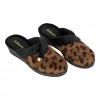 Zapatilla Casa Mujer Verano Abierta Leopardo Cuña Salemera AT313636