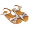 Sandalia Barefoot Mujer Piel Combinada en Metalizados Vivant Benur