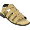 Sandalias cangrejeras de mujer de piel serraje con plantilla gel - Wikers T 162515
