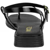 Sandalia Esclava Piel Negro Pulsera Plantilla Gel Plana Wikers T 62837