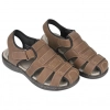 Sandalias Cangrejeras Hombre con Plantilla Piel en Marrón - SU2047-S8
