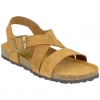 Sandalia Casual Piel Cruzada Hebilla con Tira Autenti 7446