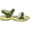 Sandalia Trekking Mujer Plana Piel Verde St. Gallen Genil 
