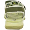 Sandalia Trekking Mujer Plana Piel Verde St. Gallen Genil 