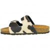 Sandalia bio Plana Animal Print Vaca Autenti Doble Hebilla Autenti 0747