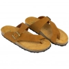 Sandalias Bio de Piel Serraje para Hombre Estilo Dedo - Autenti 4248