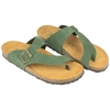 Sandalias Bio de Piel Serraje para Hombre Estilo Dedo - Autenti 4248