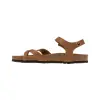 Sandalias Bio de Mujer Blancas Marrones y Negras Entrededo Pulsera de Piel Suver 520014