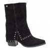 Botas de Media Caña Estilo Western con Polaina y Tachuelas - Top3 SS24719