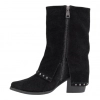 Botas de Media Caña Estilo Western con Polaina y Tachuelas - Top3 SS24719