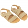 Sandalias Barefoot Mujer Piel Serraje Beis - Vivant v-9100