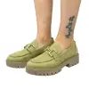 Mocasín Nobuck Estribo Metálico Piso Track Wikers E-137