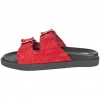 Sandalias Bio de Piel Trenzada Wikers para Mujer con Doble Hebilla - R-64787