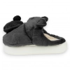 Pantufla Mujer Invierno Abierta Oso Negro D2413btdbzg