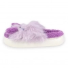 Pantufla Mujer Invierno Abierta Monstruo