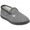 Zapatilla Cerrada Gris Manarola Plana Plumaflex 12018