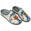 Zapatilla Descalza Plumaflex Plana Gris Dog 12229