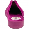 Zapatilla Descalza Cuña Baja Flores Granate Alcalde 5562