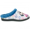 Zapatilla Descalza Casa Mujer Azul Perrito Plumaflex 12213