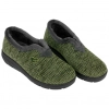 Zapatilla Casa Cerrada Verde Cuña Media Plumaflex 14238 Copete Twist
