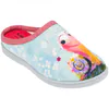 Zapatilla Casa Abierta Mujer Plana Plumaflex Caracol Rosa 12317