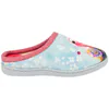 Zapatilla Casa Abierta Mujer Plana Plumaflex Caracol Rosa 12317