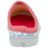 Zapatilla Casa Abierta Mujer Plana Plumaflex Caracol Rosa 12317