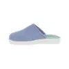 Zapatilla Casa Mujer Abierta Rizo Verano Plumaflex 80009 Azul