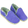 Zapatillas Cerradas Casa Mujer Ligeras Rizo Flores Planas Salemera DS40812