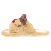 Zapatillas Descalzas Casa Hombre Planas Reno Navidad Marrón Xixitiao 