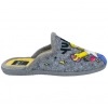 Zapatilla de Casa Descalza Gris Estampado Dibujos Plana 954-60