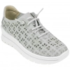 Zapatilla Confort Tela Troquelada Cuña Media Plumaflex A40040